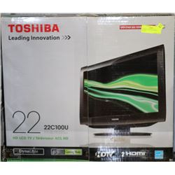 TOSHIBA 22" HDLCD TV MODEL #22C100U