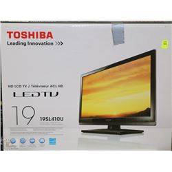 TOSHIBA 19"  HD LCD TV MODEL#SL41OV