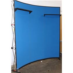 EXPOSURE 8'X8' TRADE SHOW CURVED BACKDROP DISPLAY WITH