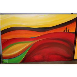 LARGE OIL ON CANVAS ON CHOICE