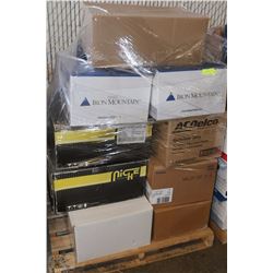 ESTATE PALLET OF MISCELLANOUS BOOKS, ORNAMENTS,