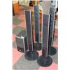 Image 1 : SET OF 4 SONY SURROUND SYSTEM SPEAKERS WITH BASS