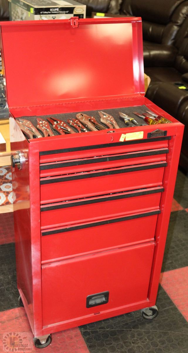 JOBMATE ROLLING TOOL BOX COMPLETE WITH CONTENTS