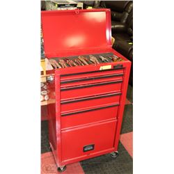 JOBMATE ROLLING TOOL BOX COMPLETE WITH CONTENTS