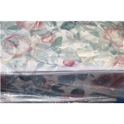 FLORAL QUEEN SIZE PILLOW TOP MATTRESS WITH