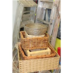 WICKER BASKET ASSORTMENT