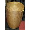 Image 1 : WICKER BASKET AND LID 28"HIGH