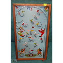 1950'S CFL PINBALL GAME HAS NO BALLS