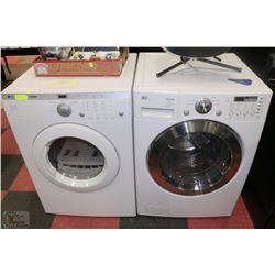 LG TROMM FRONTLOAD WASHER+FRONTLOAD DRYER SET