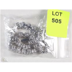 NEW LADIES CRYSTAL TENNIS BRACLET