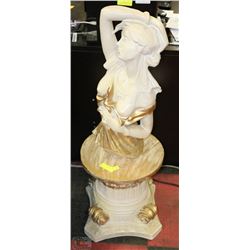 WOMAN STATUE WITH BASE - 42"H TOTAL