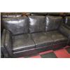 Image 3 : NEW CHARCOAL LEATHERETTE SOFA AND LOVE SEAT