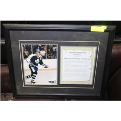 FRAMED SPORTS CHRONICLE NEWS MAKER 1976 EDITION