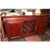 Image 1 : WOODEN SIDEBOARD WITH 2 DRAWERS,2 DOORS & PULL