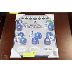 TORONTO MAPLE LEAFS NHL HERITAGE TEAM PLAQUE