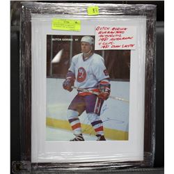 BUTCH GORING GUARANTEED AUTHENTIC 1981 AUTOGRAPH