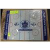 Image 1 : TORONTO MAPLE LEAFS GLASS CHEESE , DISPLAY TRAY OR