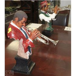 MUSICIAN BUST X2