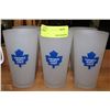 Image 1 : SET OF 6 TORONTO MAPLE LEAFS DRINKING CUPS