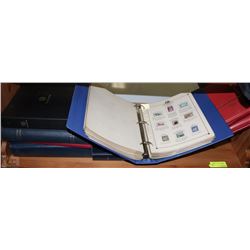 TEN ALBUMS FILLED WITH CANADIAN & WORLD STAMPS