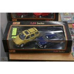 2 PACK MAISTO DIE CAST PICKUP TRUCKS INCL FORD