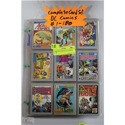 COMPLETE CARD SET DC COMICS #1-180