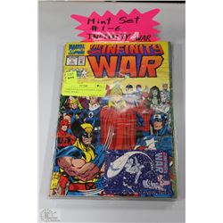 COMPLETE SET #1-6 INFINITY WAR COMIC BOOKS