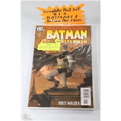 COMPLETE SET #1-6 BATMAN & THE MONSTER MEN COMIC