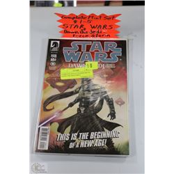 COMPLETE SET #1-5 STARWARS OF DAWN THE JEDI FORCE