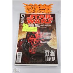 COMPLETE SET #1-4 STARWARS DARTH MAUL DEATH