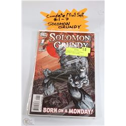 COMPLETE SET #1-7 SOLOMON GRUNDY COMIC BOOKS