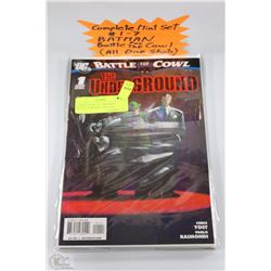 COMPLETE SET #1-7 BATMAN BATTLE FOR THE COWL (ALL