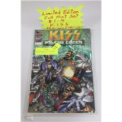 COMPLETE SET #1-4 LTD ED. KISS PSYCHO CIRCUS