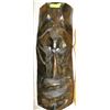 Image 1 : #3) AFRICAN STYLE WOOD CARVED WALL MASK 39" LONG