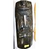 Image 1 : #4) AFRICAN STYLE WOOD CARVED WALL MASK 38" LONG