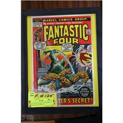 FANTASTIC FOUR #125 46 YEAR OLD COMIC BOOK DISPLAY