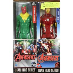 MARVEL AVENGERS FIGURINES IN BOX INCL. IRONMAN &
