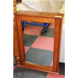 WOODEN BATHROOM VANITY WITH MIRROR