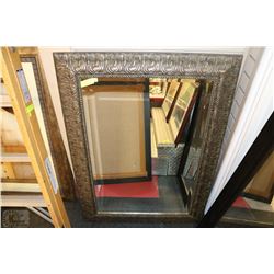 DECORATIVE LARGE BRUSHED BRASS LOOKING MIRROR