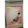 Image 1 : HANDMADE FRAMED PRESSED FLOWER ART DISPLAY