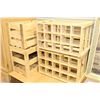 Image 1 : PAIR OF LARGE WOOD CRATES AND 2 MEDIUMWOOD WINE