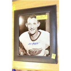 SIGNED 10 X 12 BILL GADSBY PICTURE W CERTIFICATE