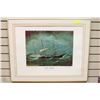 Image 1 : FRAMED 23 X 29 JARDINE BROTHERS SHIP PICTURE