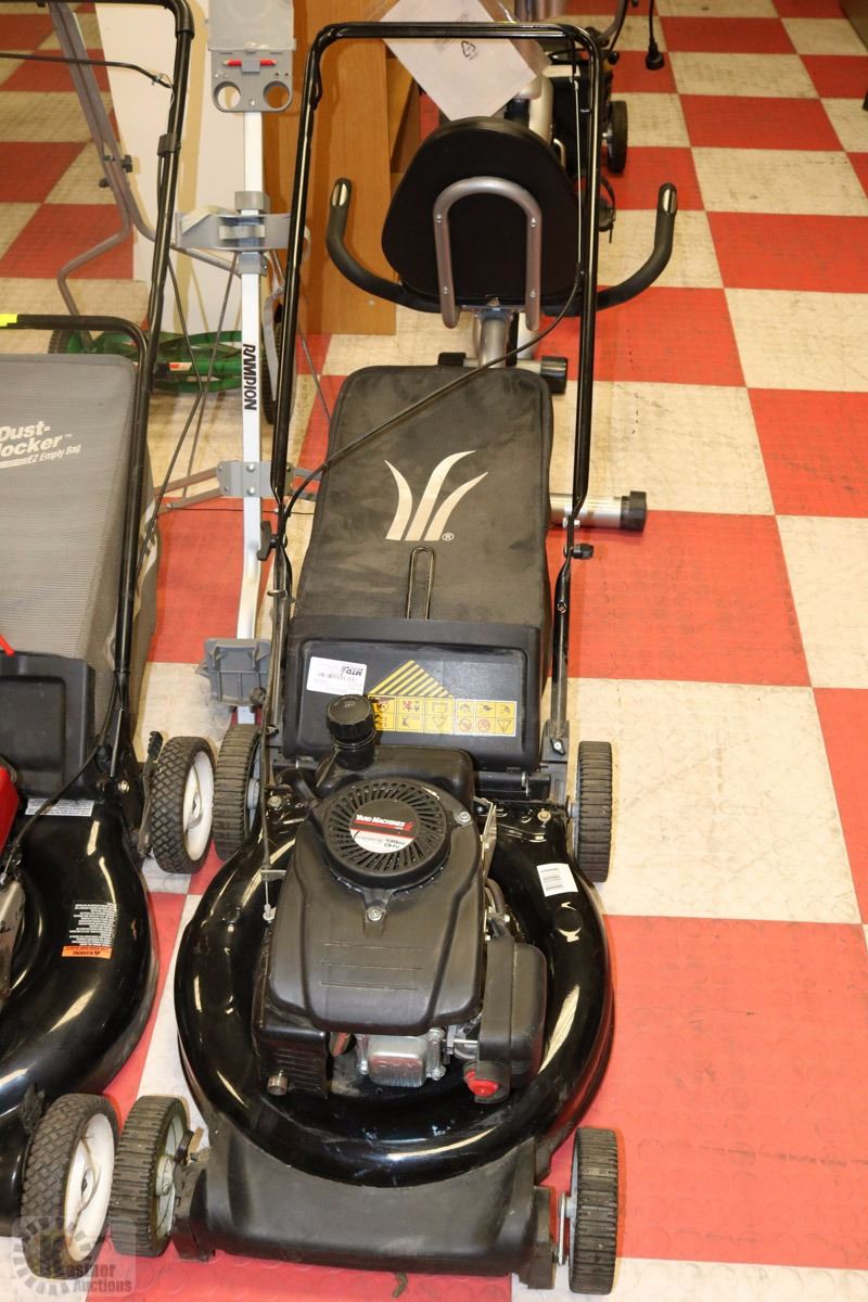 YARDWORKS LAWN MOWER WITH BAG 139CC MODEL
