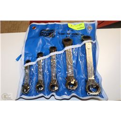 5 PC RATCHET BOX WRENCH SET 6MM-21MM