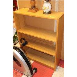 WOODEN BOOK SHELF
