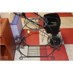 VINTAGE IRON PLANT CAROUSEL 3 PLANT STATIONARY