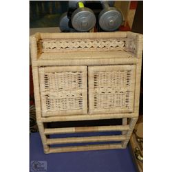 WICKER VANITY  SHELF