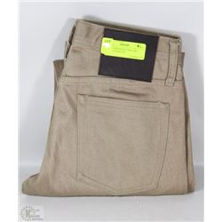 MENS UNBRANDED UB207 29W BEIGE TAPERED FIT