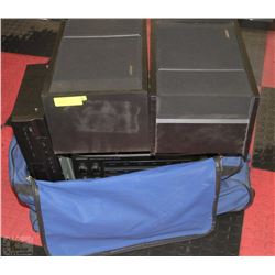 KENWOOD STEREO WITH DISC PLAYER & 2-BOSE SPEAKERS